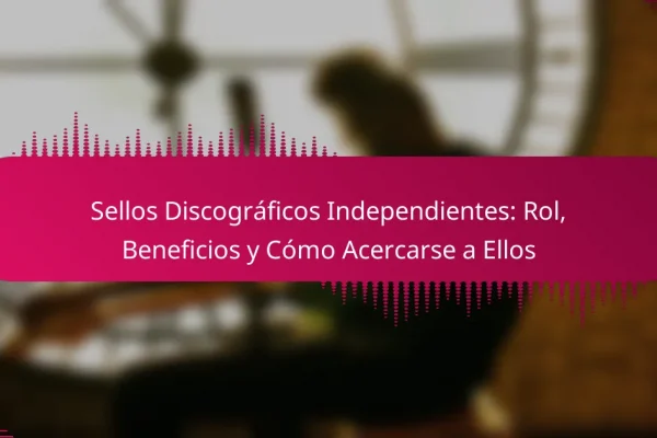 Sellos Discográficos Independientes: Rol, Beneficios y Cómo Acercarse a Ellos